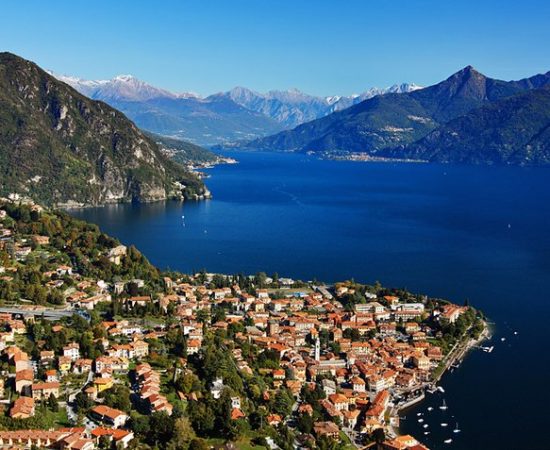 Vista del lago di Como